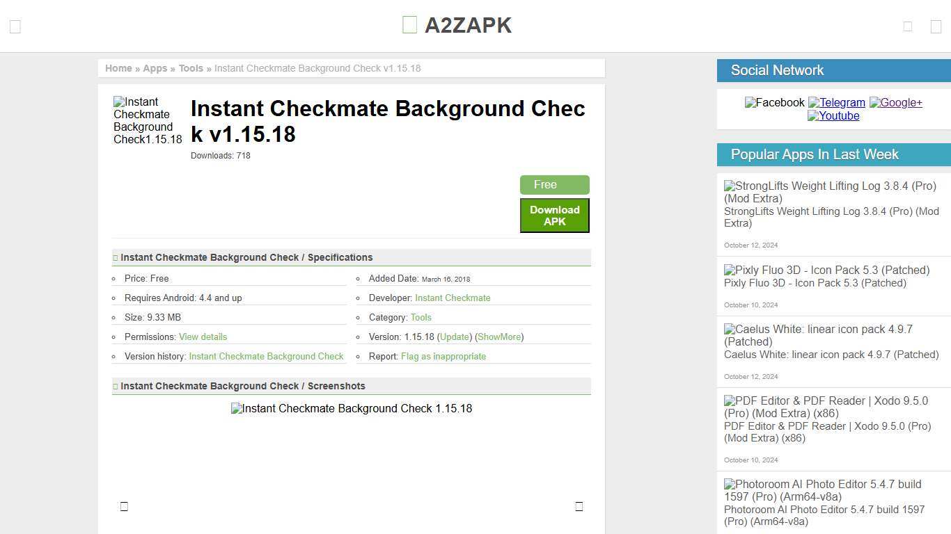Instant Checkmate Background Check 1.15.18 APK for Android