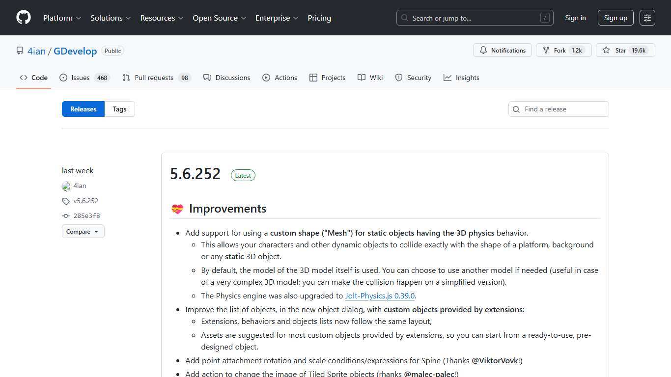 Releases · 4ian/GDevelop